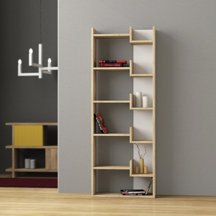 Zipcode Design Kara 162.56Cm H x 61Cm W Standard Bookcase & Reviews